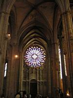 Carcassonne, Basilique St-Nazaire & St-Celse, Rosace de la Vierge (1)